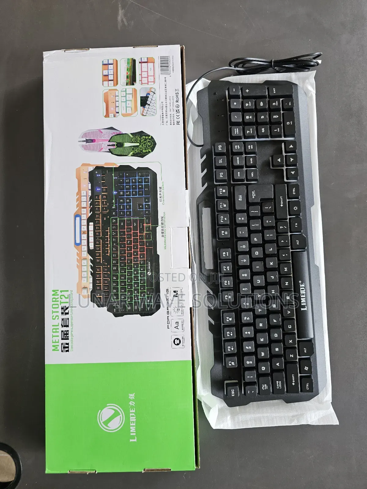 Full Keyboard Combo With Phone Holder