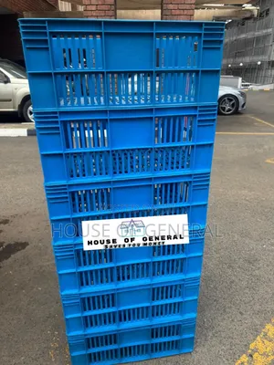 Blue Plastic Bread Crates