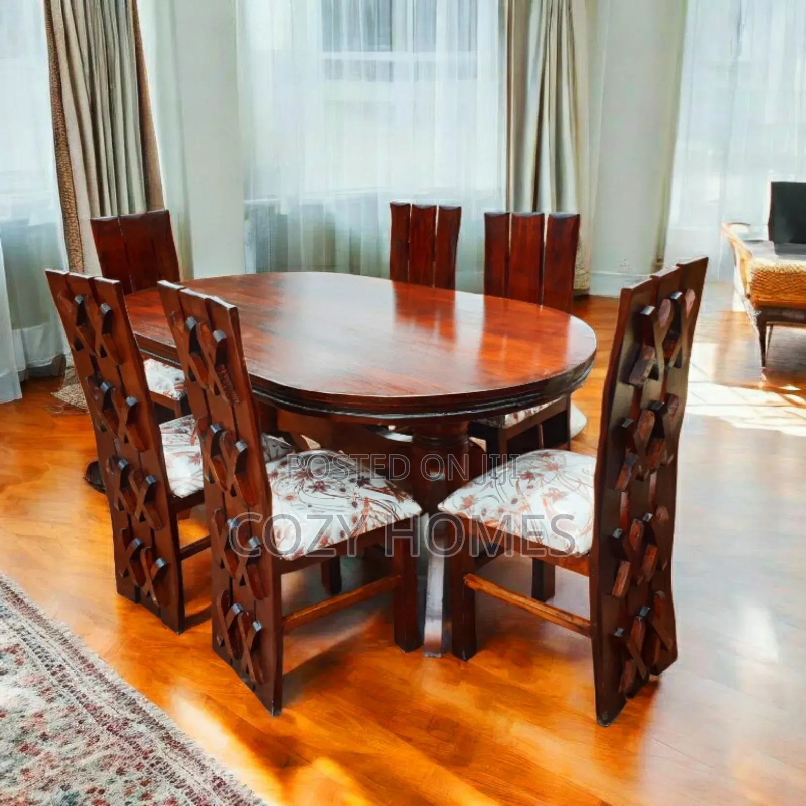 Dining Table, a Heritage, Homely Dining Table and 6 Chairs