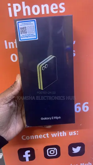 New Samsung Galaxy Z Flip6 256 GB Black