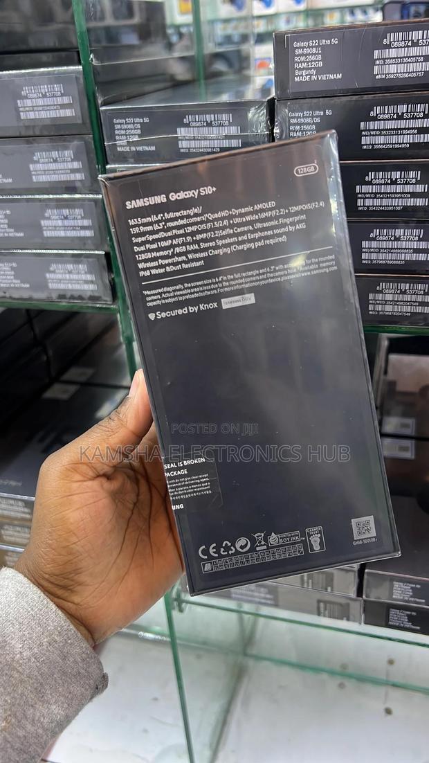 New Samsung Galaxy S10 Plus 128 GB White - thumbnail 2