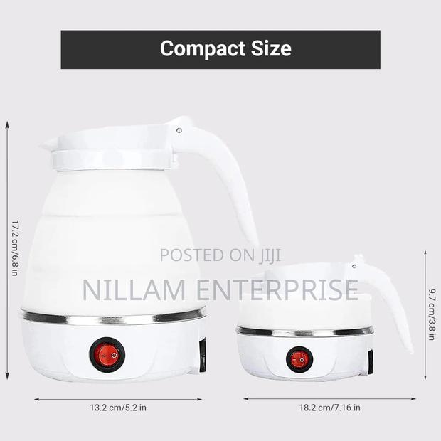 Foldable Portabl Electric Kettle With Silicone Body - thumbnail 2