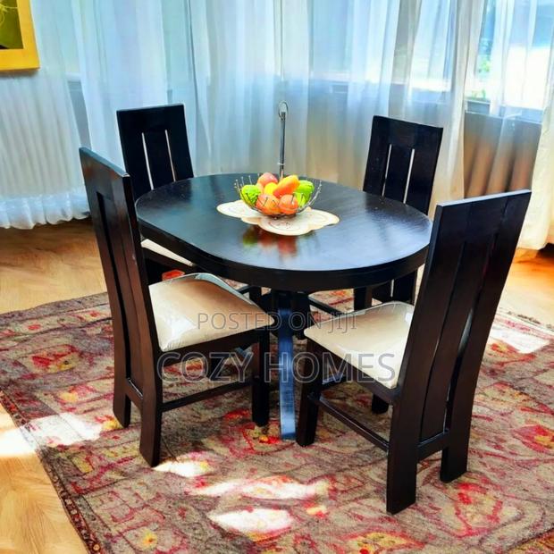 Dining Set, Lush, Shiny Black Dining Set, 4 Seater