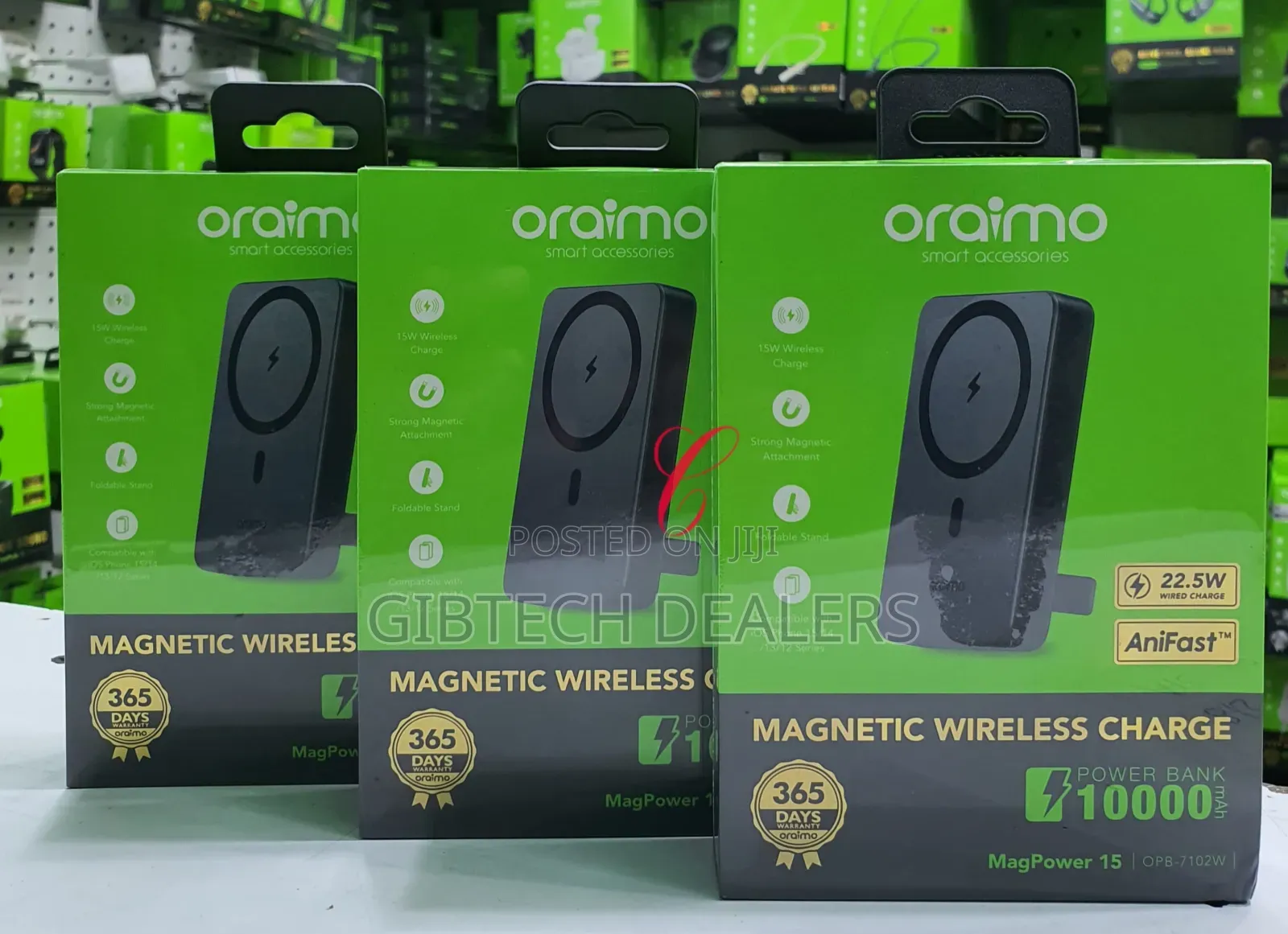 Oraimo Magpower 15 10000mah Magnetic Wireless Power Bank