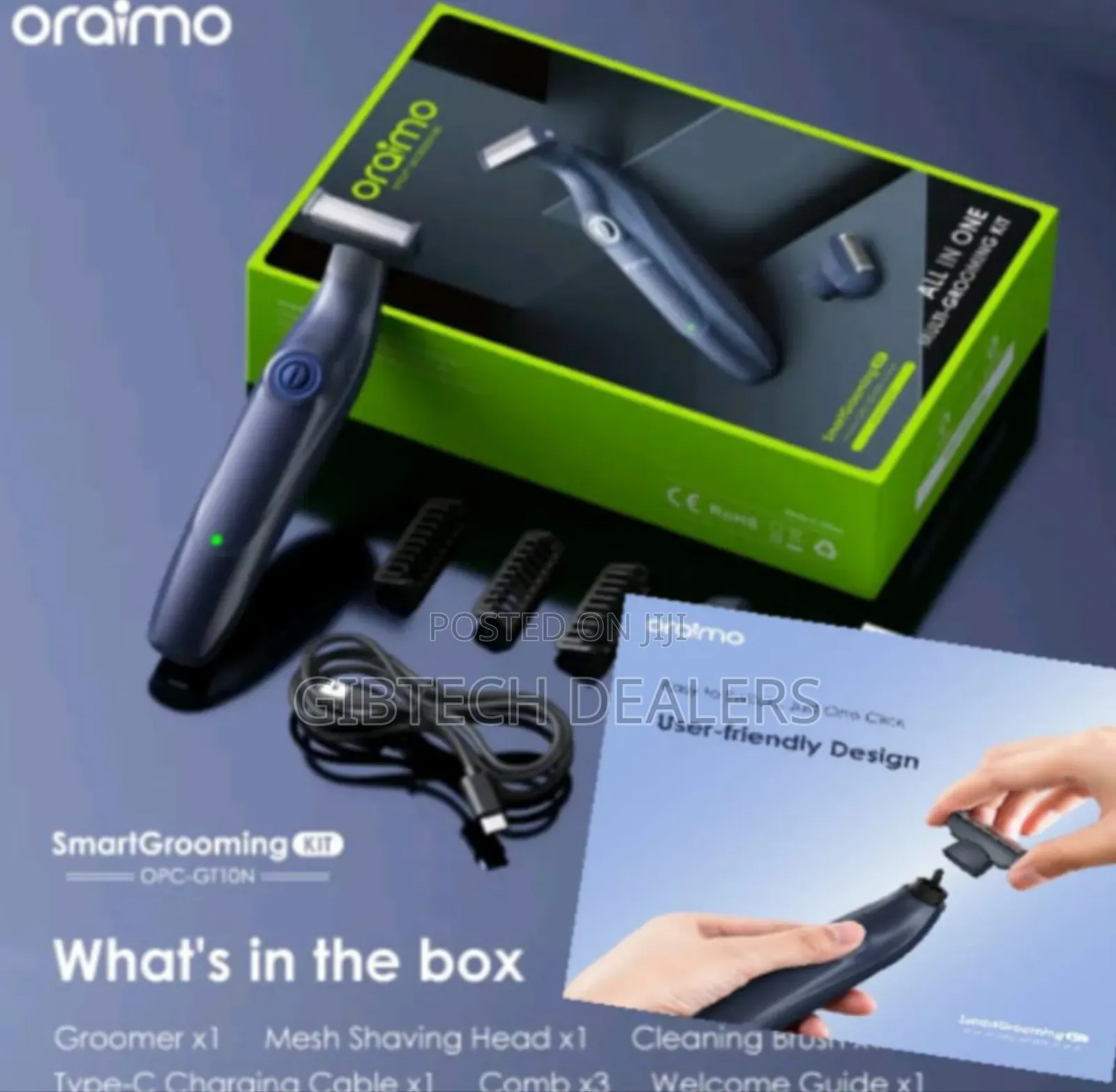 Oraimo Smart Grooming Kit All- In- One Grooming Kit Ipx 7