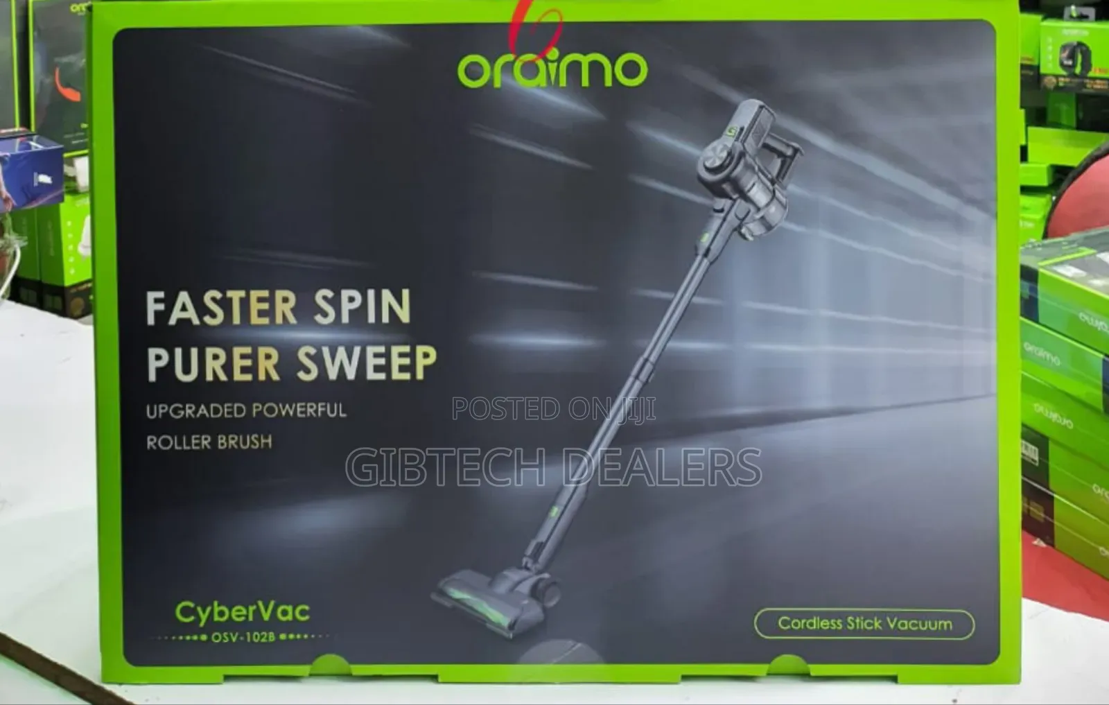 Oraimo Cybervac Osv-102b 180w Wireless Stick Vacuum Cleaner
