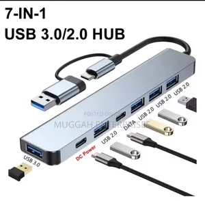 7 in 2 Usb Type C Hub Adapter