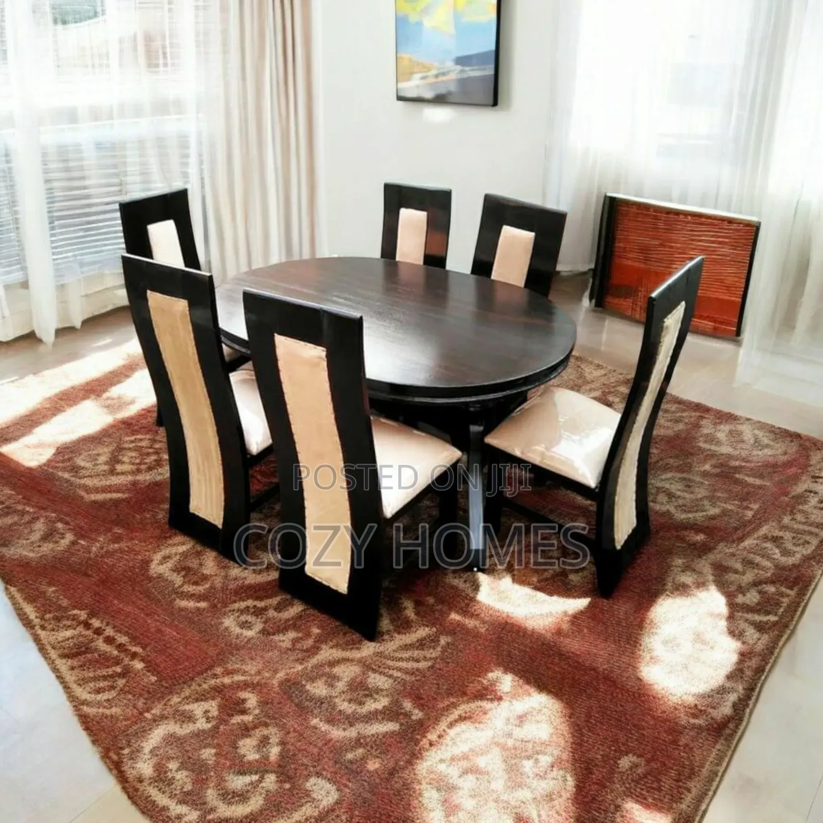 Dining Set a Nostalgic Chocolate Dining Set, 6 Seater
