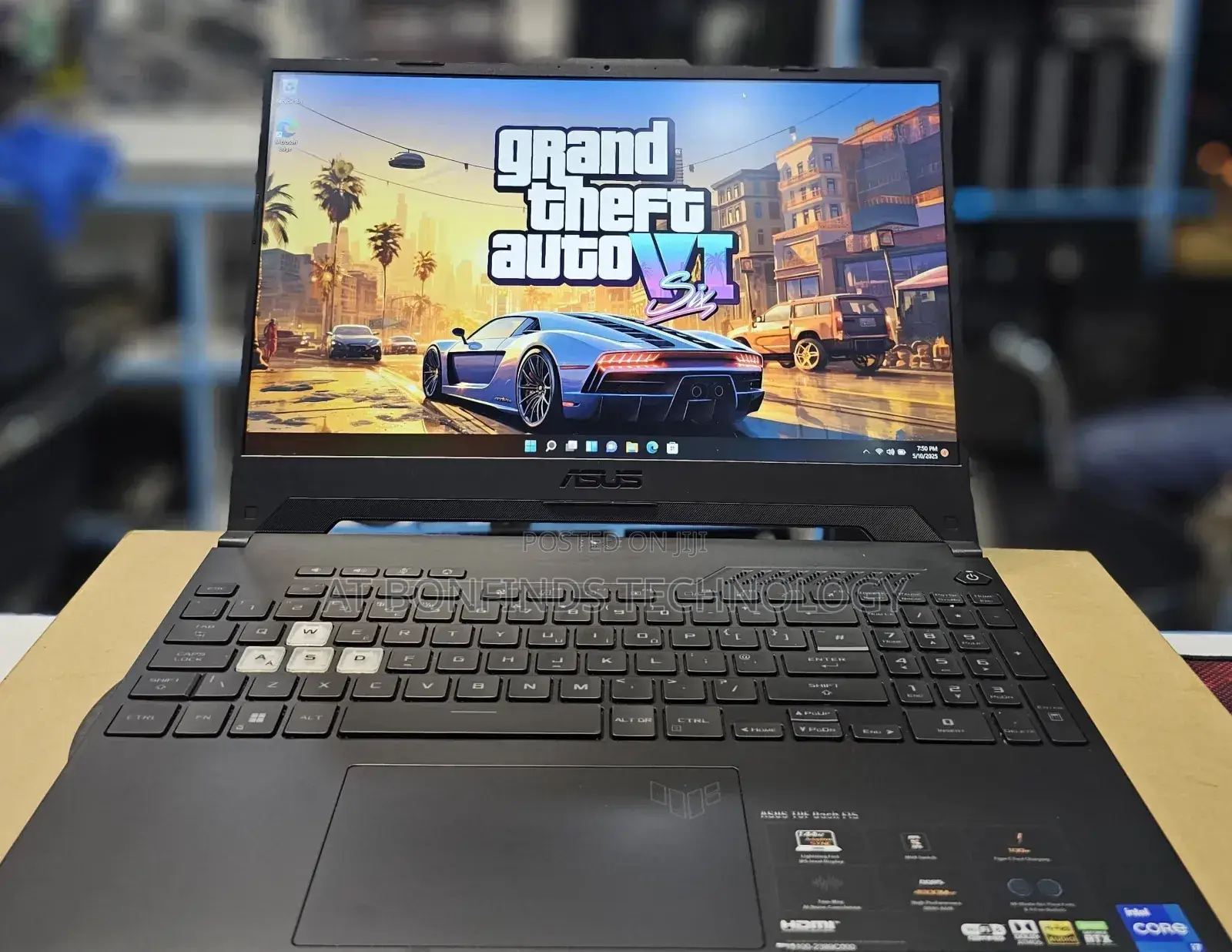 Laptop Asus TUF Dash F15 16GB Intel Core I7 SSD 512GB