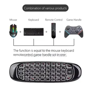 Min Tv Remote With Back Keyboard for Typing
