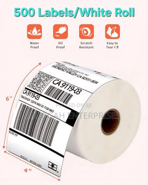 500pcs 4×6 Thermal Paper for Barcode Printing Sticker - thumbnail 2