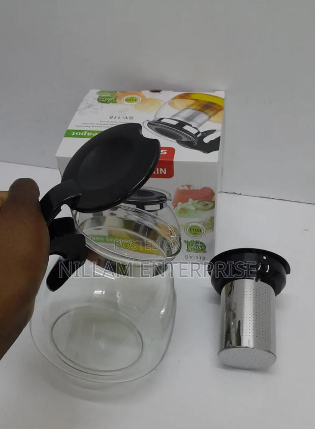 Borosilicate Glass Tea Pot - thumbnail 3