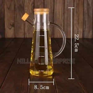 Oil Jar With Bamboo Lid