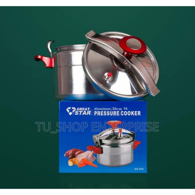 Manual Pressure Cooker! Greatstar Pressure Cooker.
9ltrs