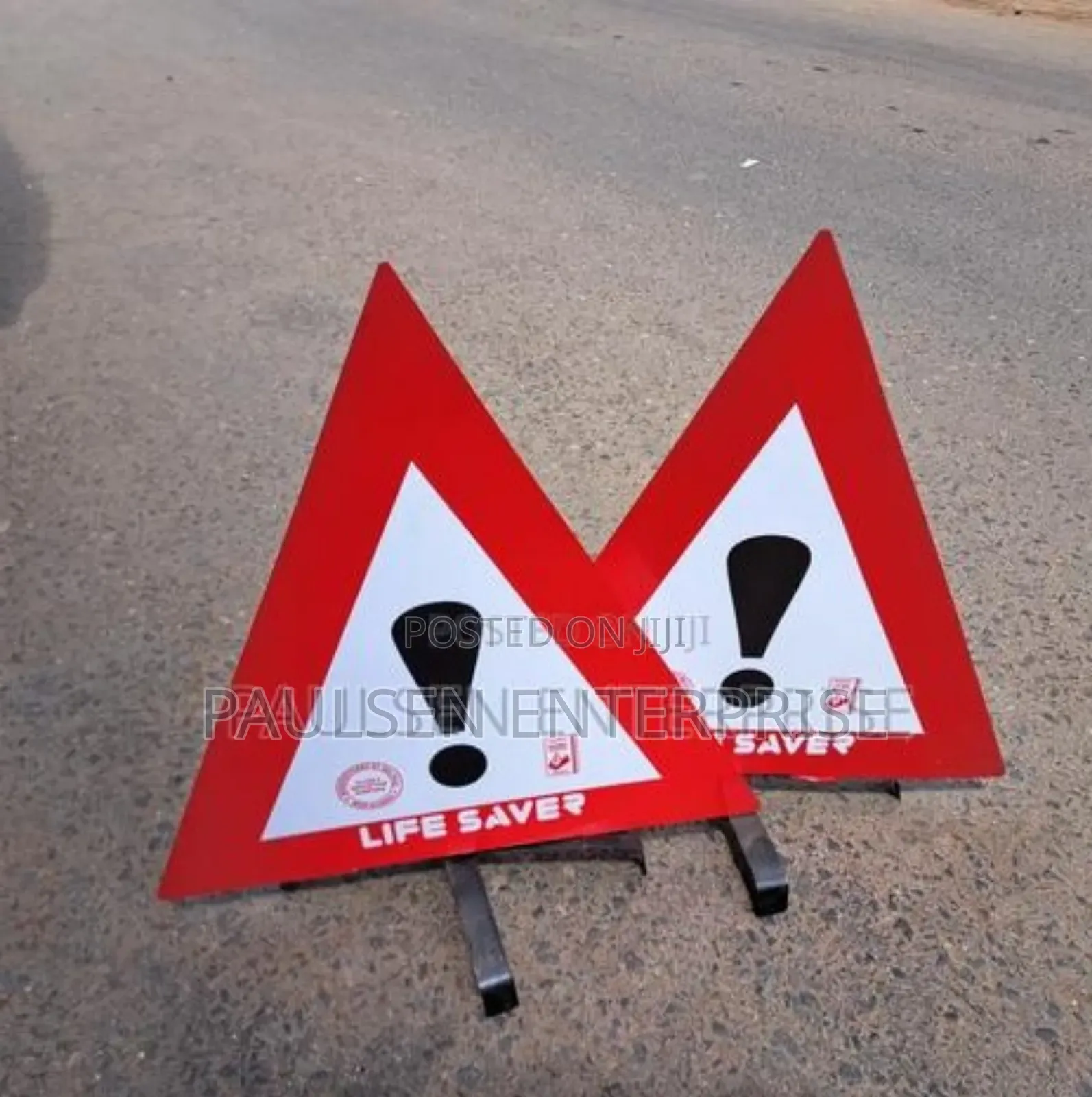 Triangular Life Saver Reflective Signage
