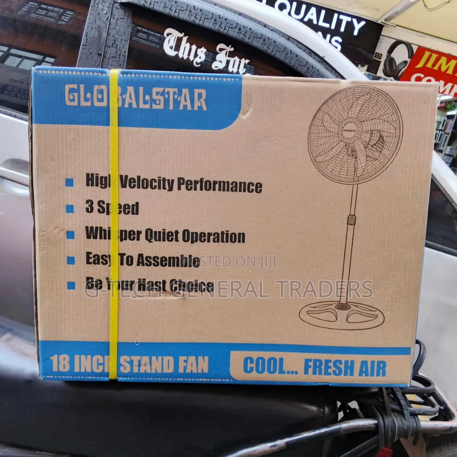Globalstar 18inch Heavy Duty 3 Speed Standing Fan