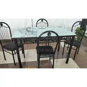 Executive White 4 Sitter Dinning Table