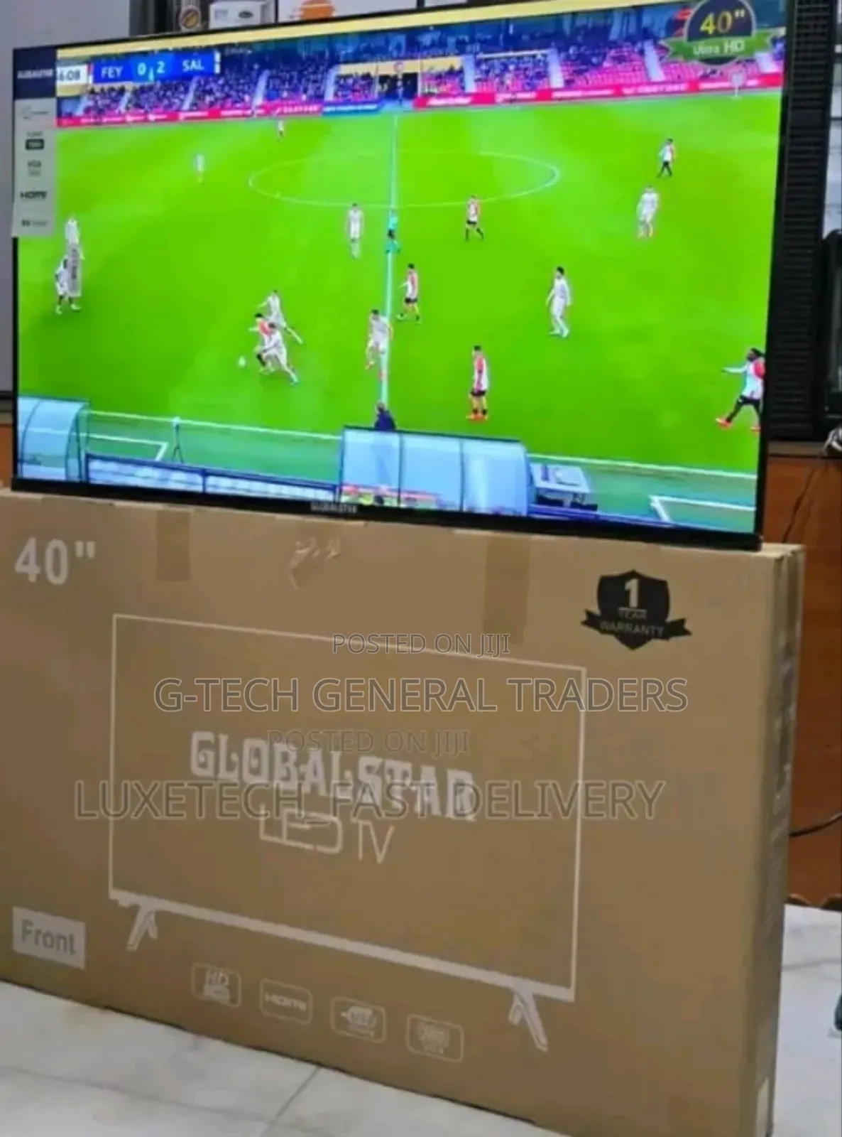 Globalstar 40inch Digital Led Frameless Tv, Inbuilt Decoder