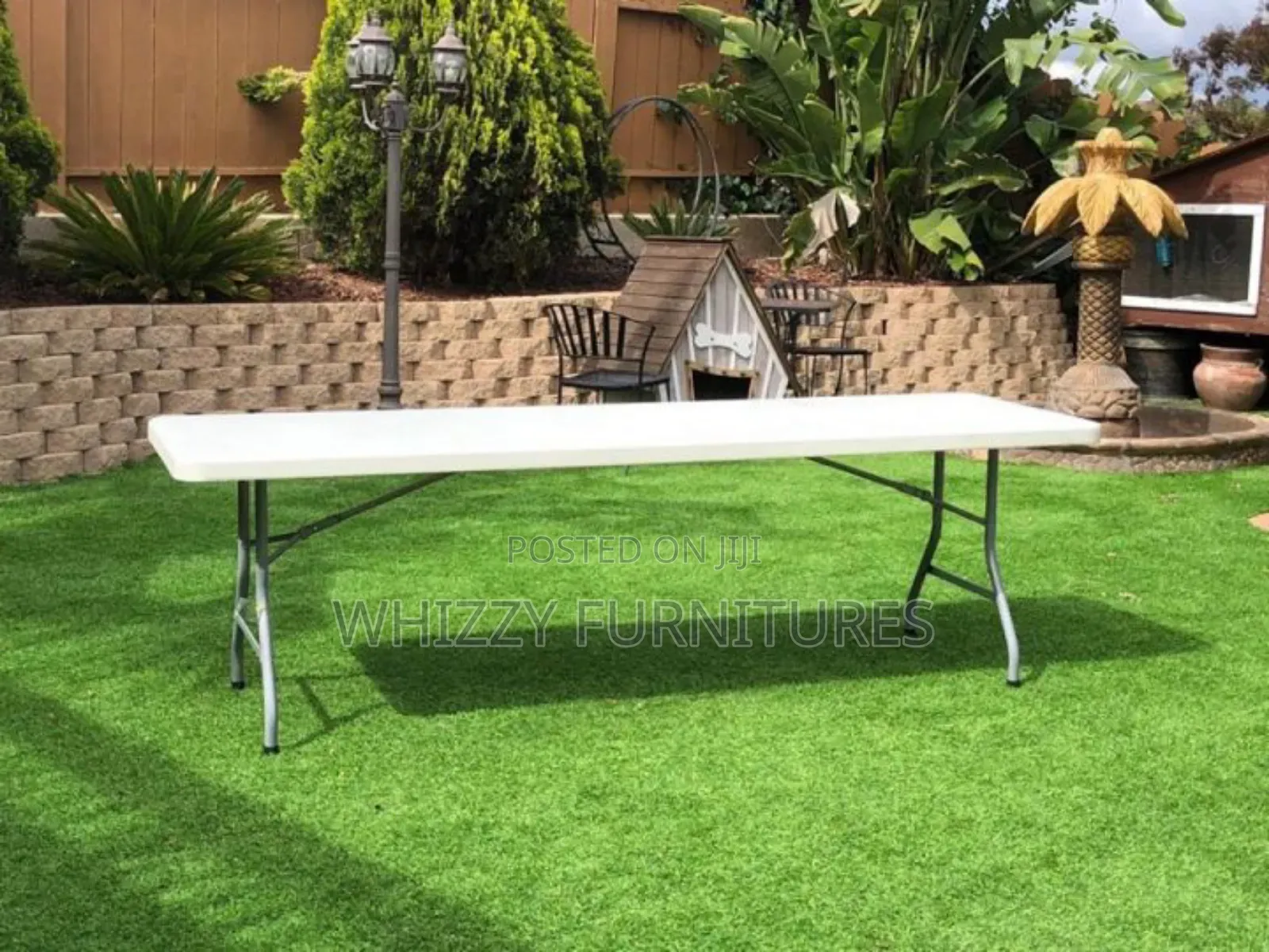 Camping White Folding Table
