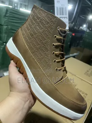 Brown Leather Timberland Casual Boots
