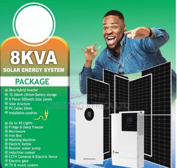 8kw Hybrid Inverter - 10kwh Lithium Battery Package Free Installation