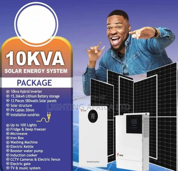 10kva Hybrid Inverter+ 16kwh Lithium Off-Grid System - main view