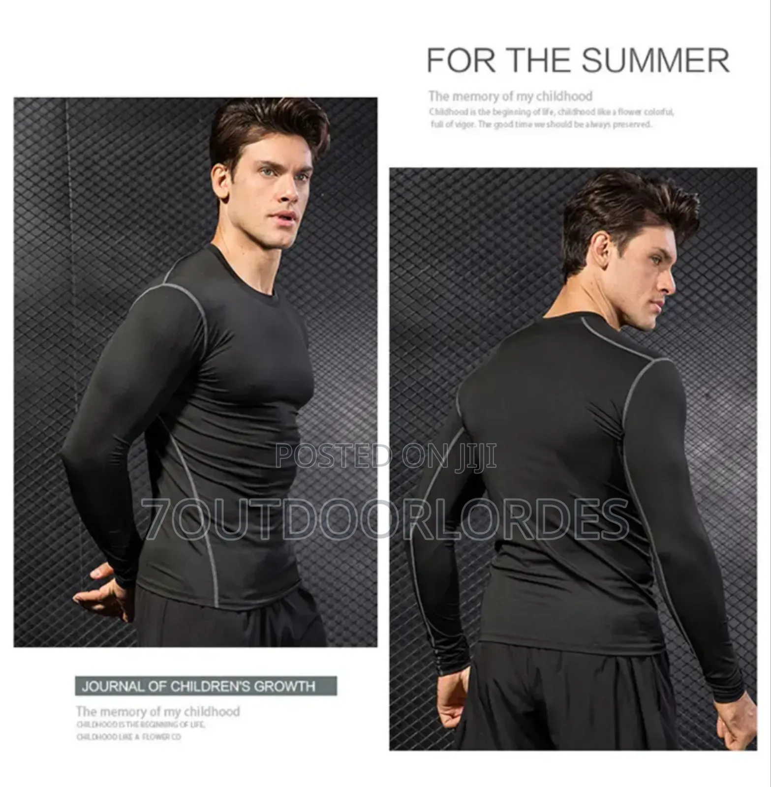 Long Sleeve Fitness Compression Tshirt