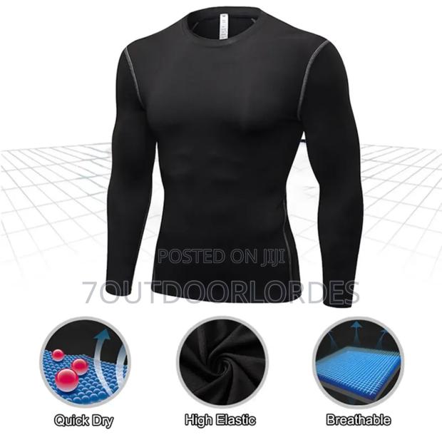 Long Sleeve Fitness Compression Tshirt - thumbnail 9