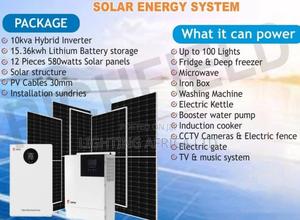 10kva Hybrid Inverter - 15.36kwh Lithium Battery Solar System Complete - thumbnail 2