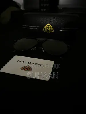 Brand New Maybach Platinum/Black Orbit Titanium Sunglasses