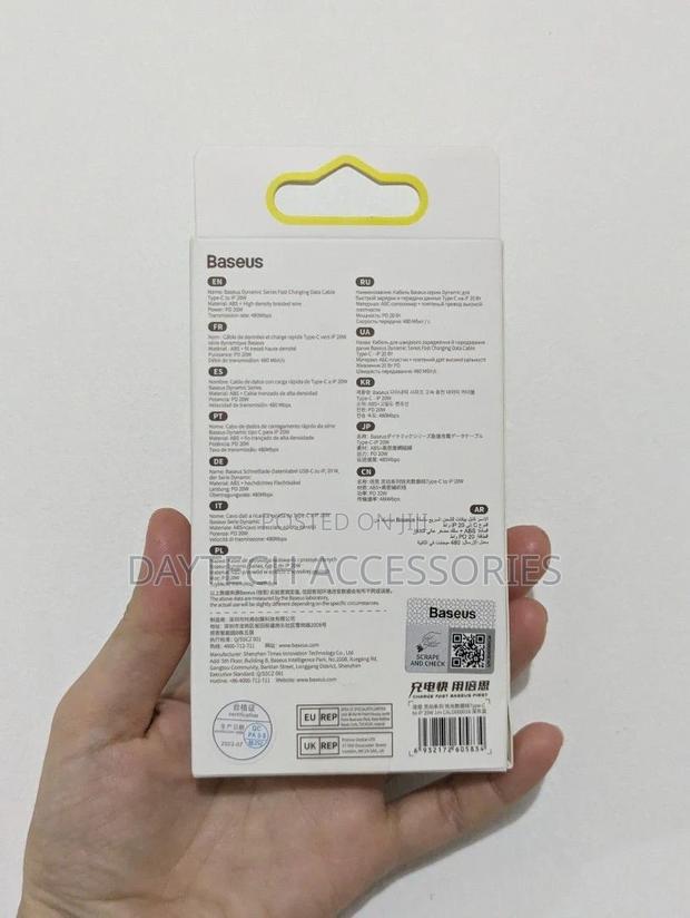 Baseus 20w Usb-C Cable to iPhone - Fast Charging - thumbnail 2