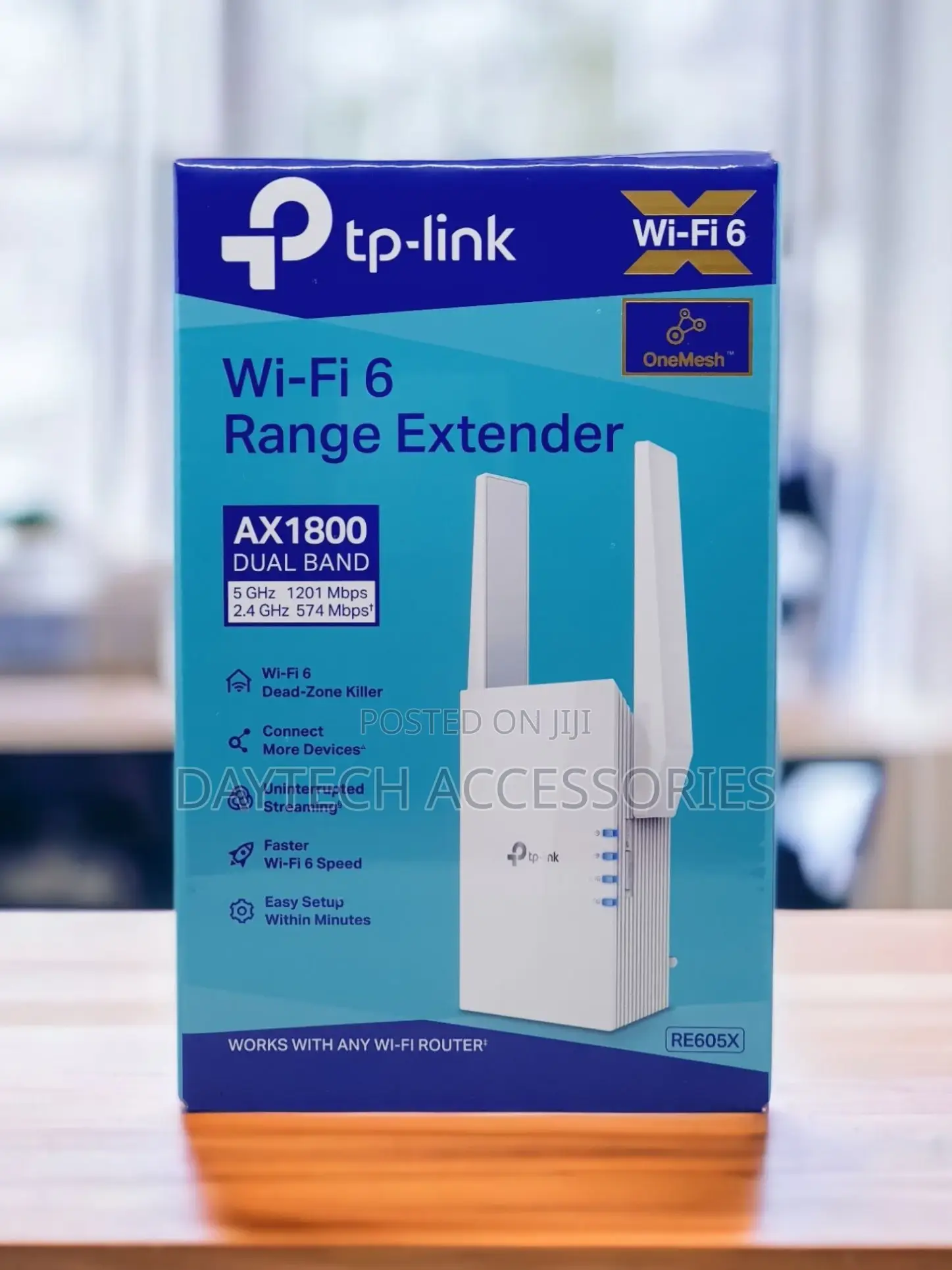 Tp-Link Dual Band Tl-Re605x Ax1800 Wi-Fi 6 Range Extender