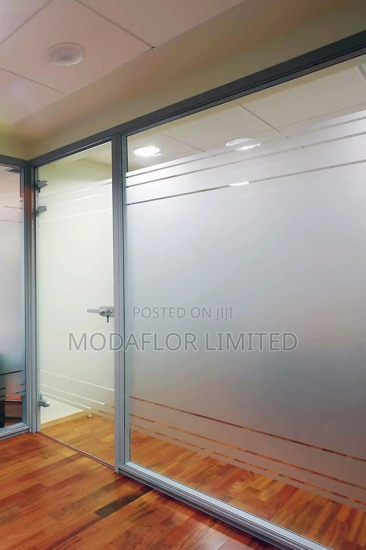 Frosted Film Home Office Vibe