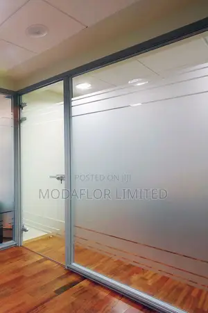 Frosted Film Home Office Vibe