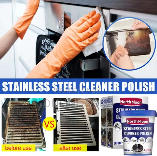 Stainless Steel Cleaner Polish Stain Remover Paste Cream - main view