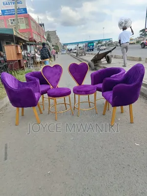 6 Manicure Purple Seats, Different Designs