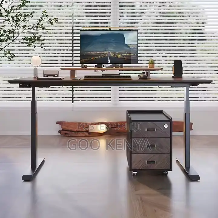 Office Desk ; Adjustable Height Sit Stand Desk