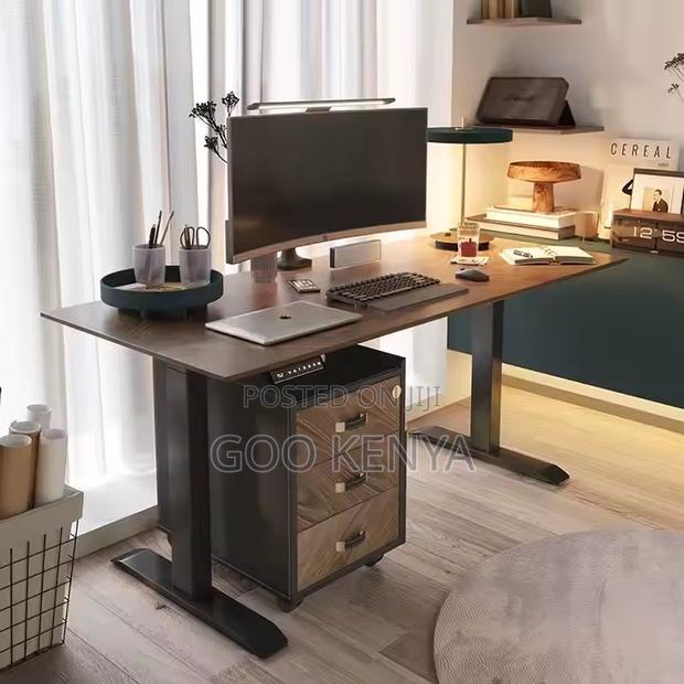 Office Desk ; Adjustable Height Sit Stand Desk - thumbnail 5
