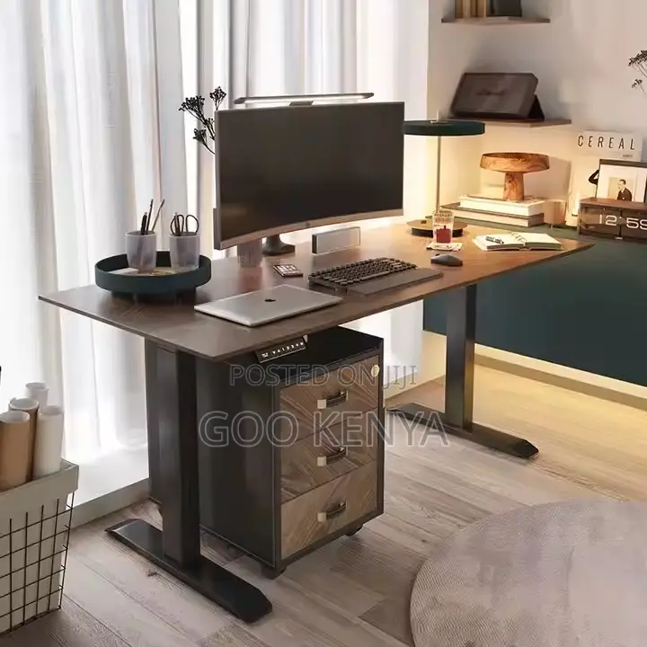 Office Desk ; Adjustable Height Sit Stand Desk