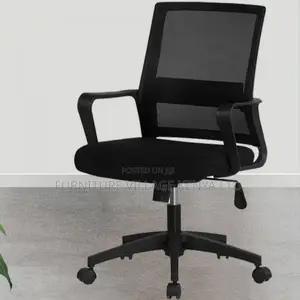 Office Chair:Office Mesh Task Chair With Mobility Wheels