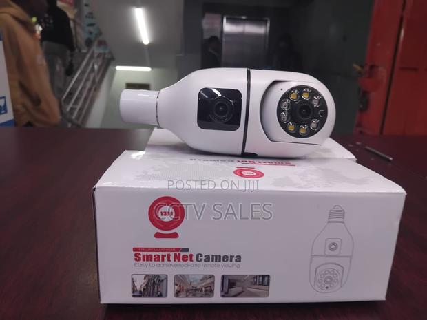 Dual Lens Bulb Camera