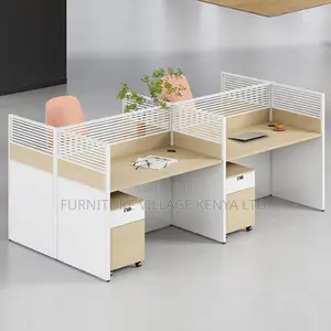 Workstations: Modular 4-Person Shared Collaboration Desk