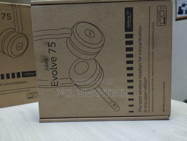Jabra Headset Evolve 75 Ms Stereo - main view