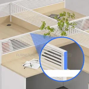 Workstations: Modular 4-Person Shared Collaboration Desk