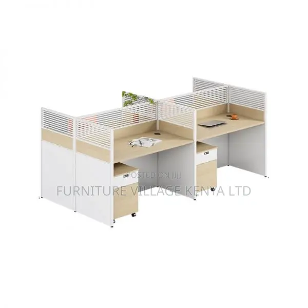 Workstations: Modular 4-Person Shared Collaboration Desk