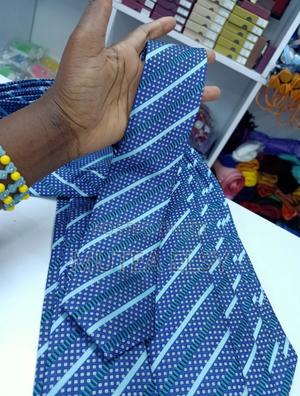 Navyblue,Skyblue White Striped Polycadot Single Toes - thumbnail 2