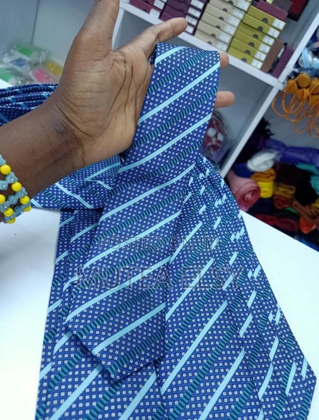 Navyblue,Skyblue White Striped Polycadot Single Toes - main view