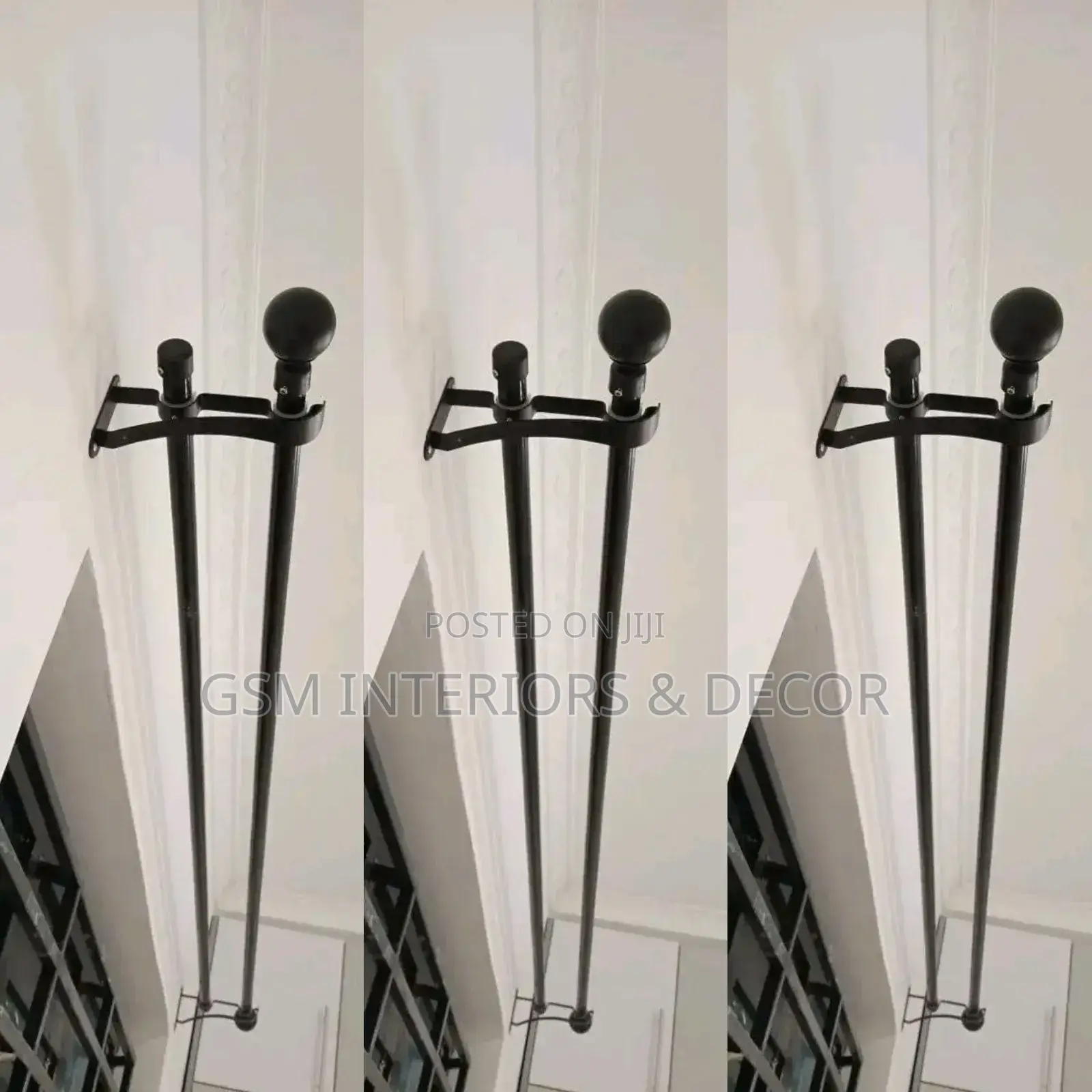 Jua Kali Curtain Rods for Heavy Curtains