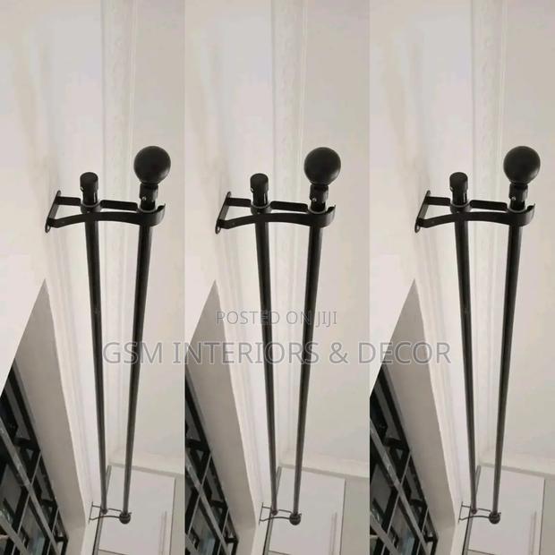 Jua Kali Curtain Rods for Heavy Curtains