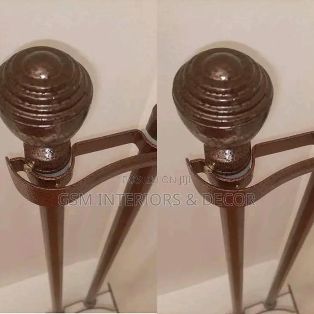 Jua Kali Curtain Rods With Seperate Accessories